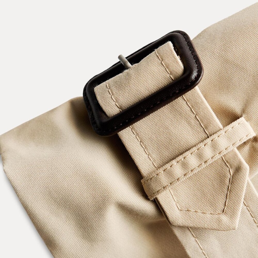 Zara Water Repellent Trench Coat ZW Collection - Picture 7 of 8